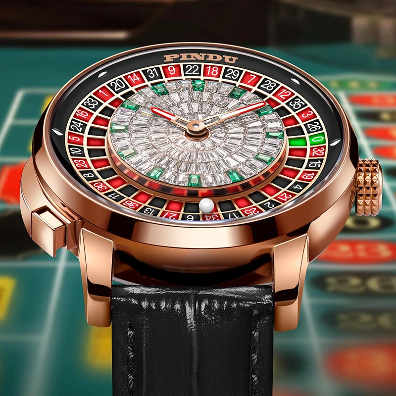 Casino-Style PINDU Sapphire Mechanical Watch