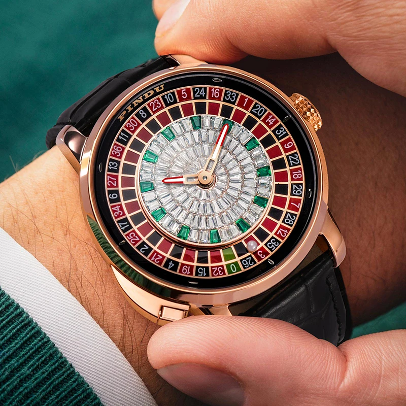 Casino-Style PINDU Sapphire Mechanical Watch