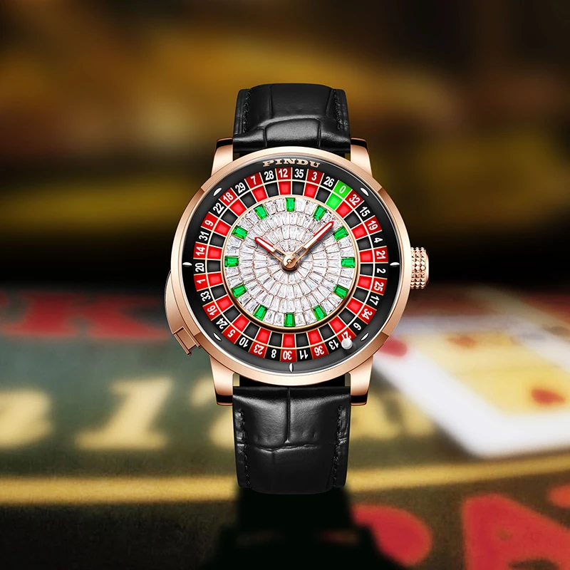 Casino-Style PINDU Sapphire Mechanical Watch