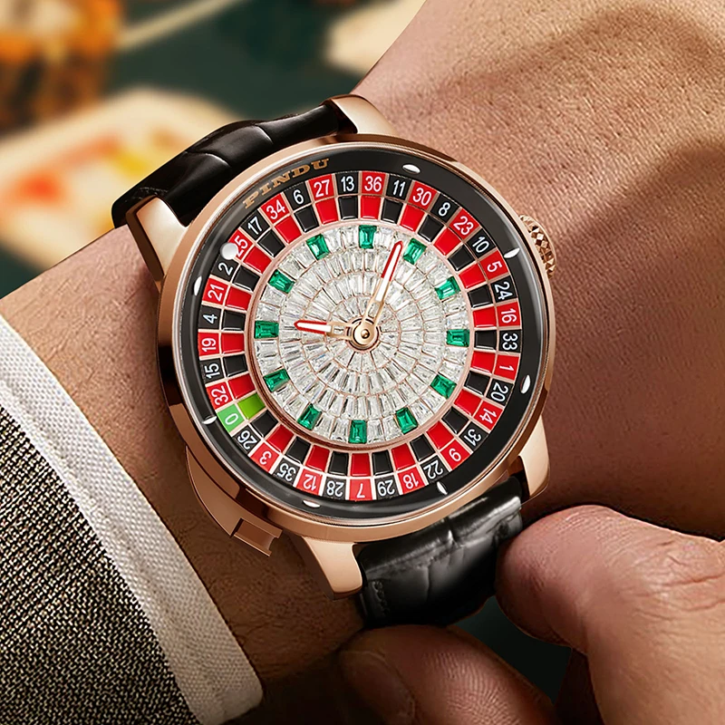 Casino-Style PINDU Sapphire Mechanical Watch
