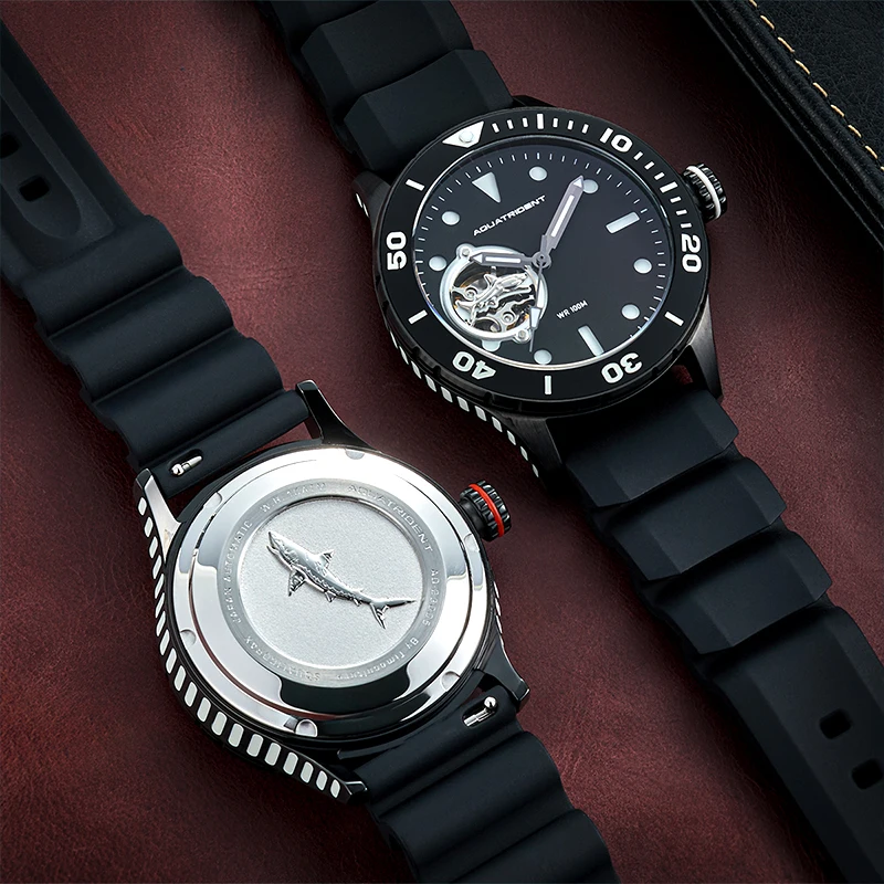 Open-Heart Mechanical Dive Watch for Men