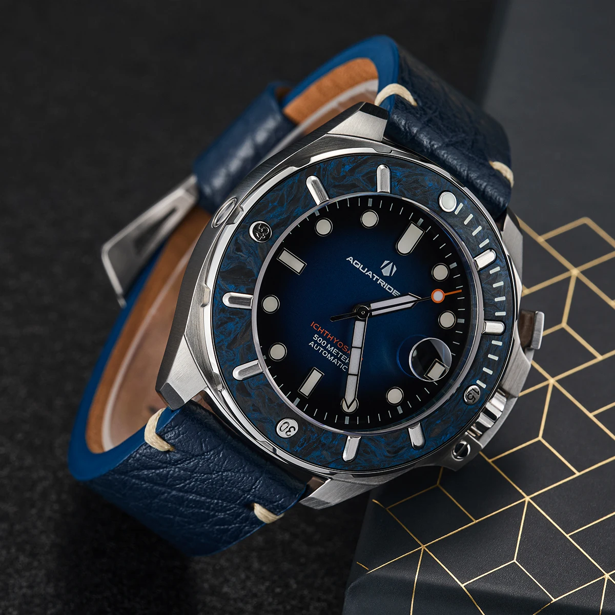 Carbon Fiber 500M Automatic Dive Watch