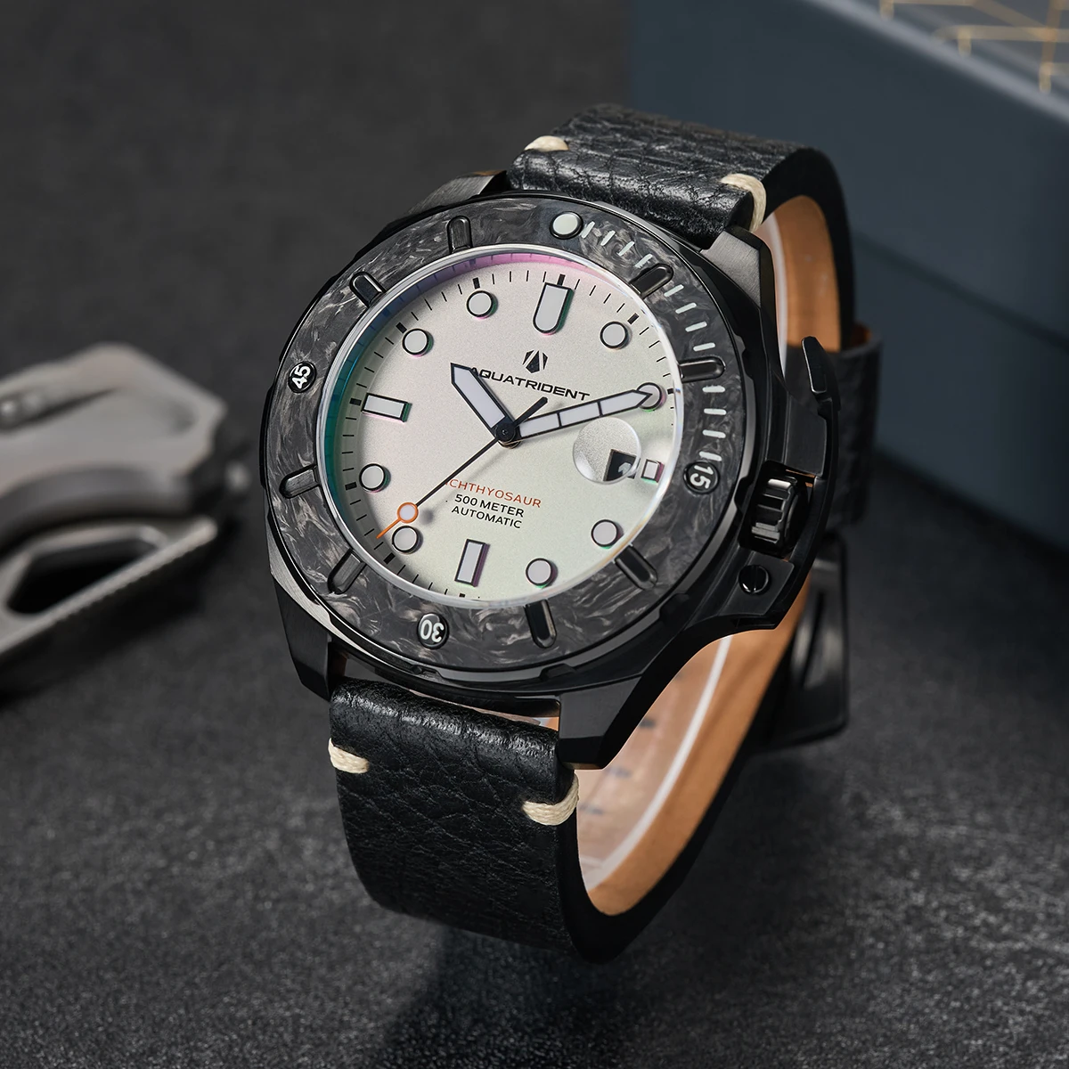 Carbon Fiber 500M Automatic Dive Watch
