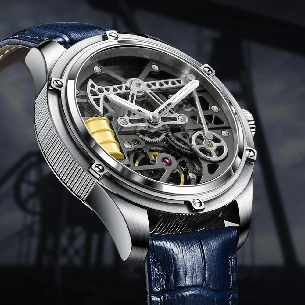 PINDU Oil Pump Design Mechanical Watch