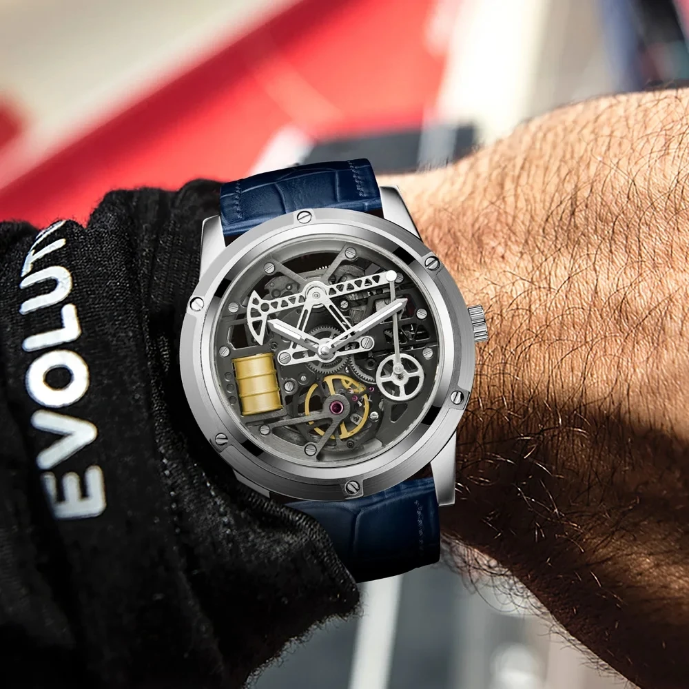 PINDU Oil Pump Design Mechanical Watch