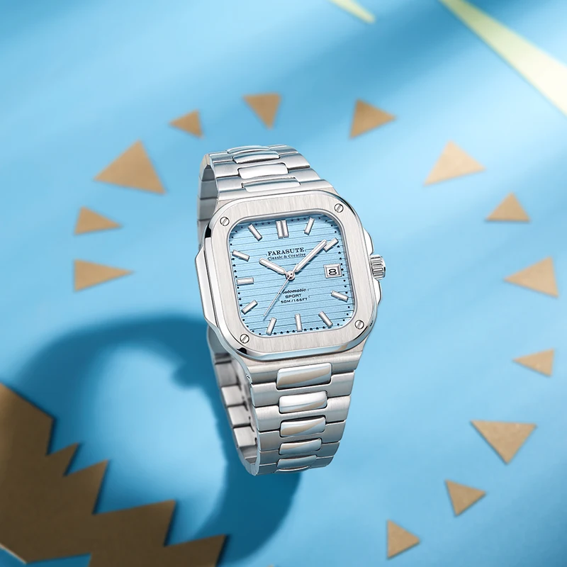 FARASUTE Square Ultrathin Mechanical Watch