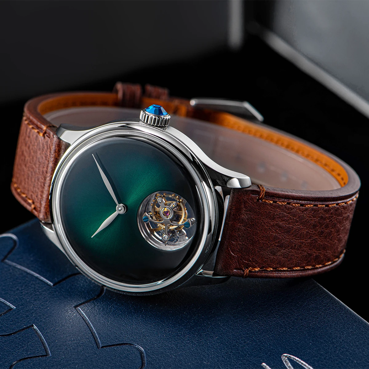 Sugess 38mm Tourbillon Minimalist Watch