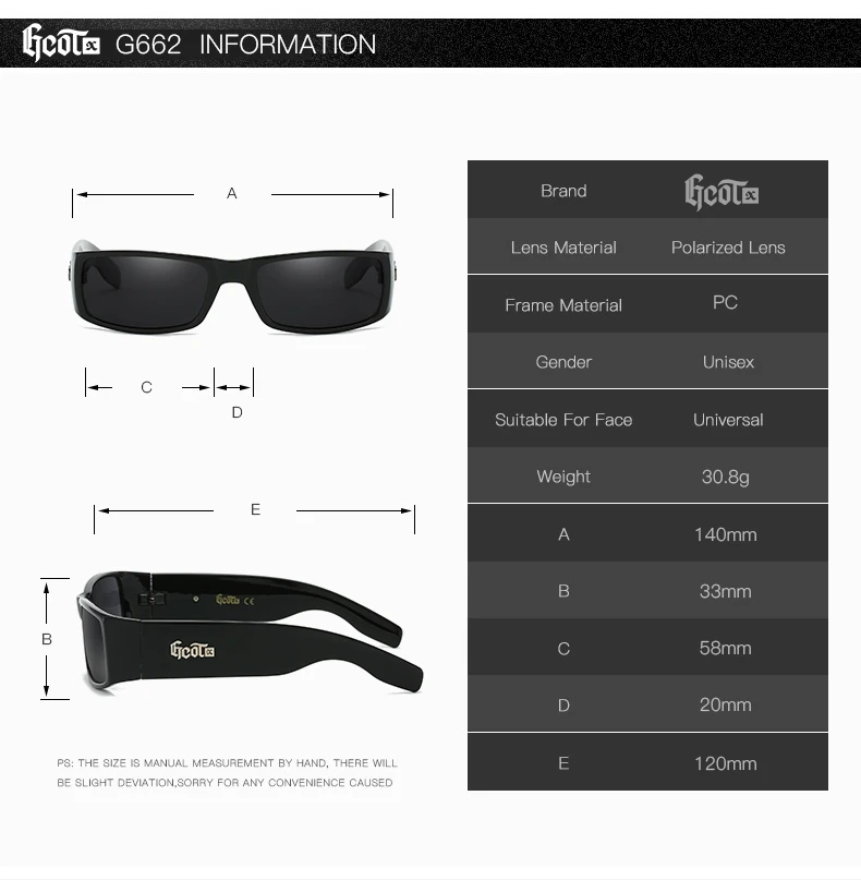 GCOTX Vintage Polarized Sunglasses UV400