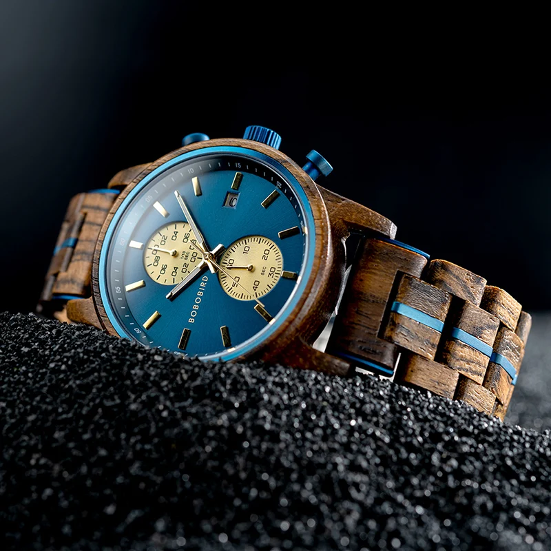 BOBO BIRD T116 Chronograph Wooden Watch