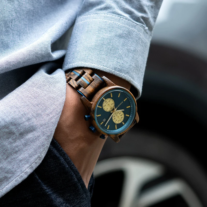 BOBO BIRD T116 Chronograph Wooden Watch