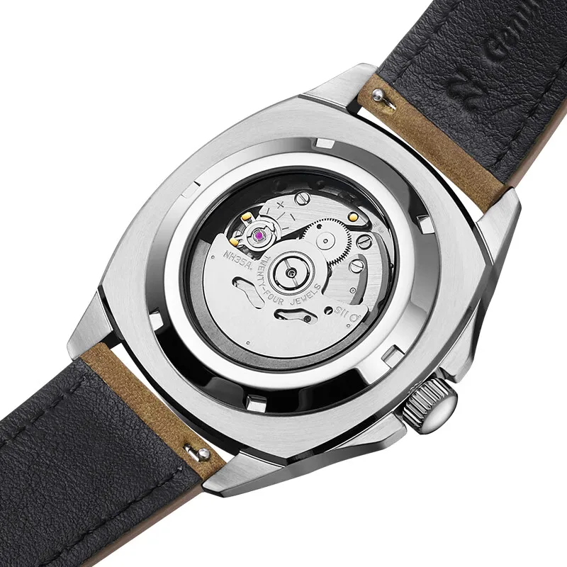 Parnis 38mm Automatic Pilot Watch