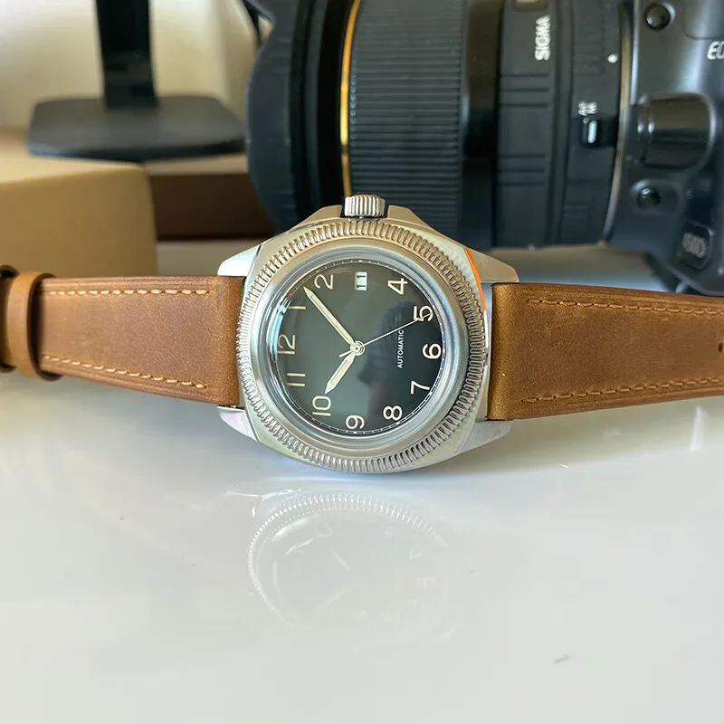 Parnis 38mm Automatic Pilot Watch