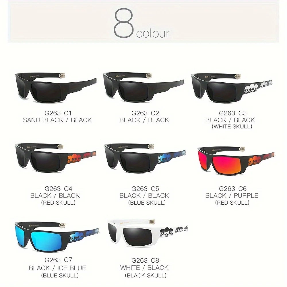 Skull Wraparound Sunglasses GCOTX G263