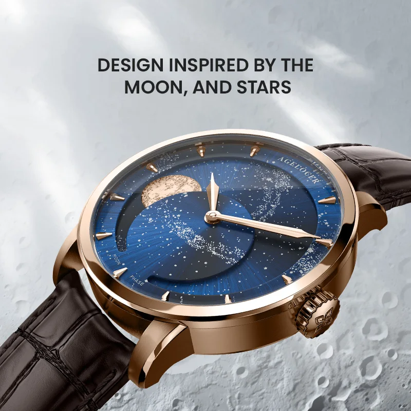 AGELOCER Astronomer Moon Phase Watch