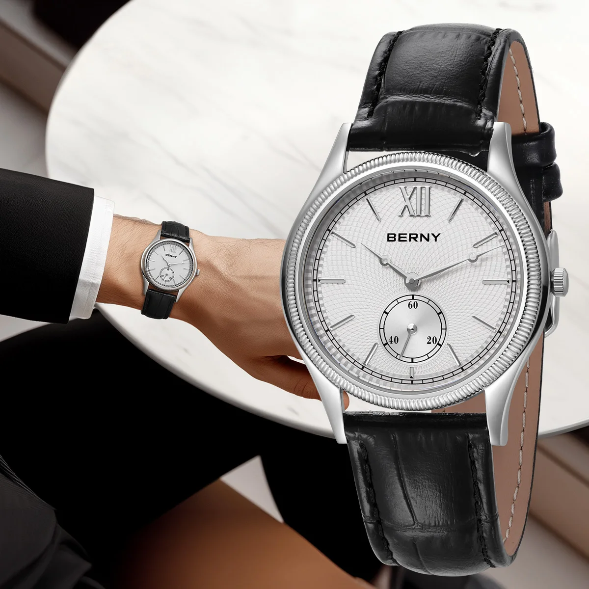 BERNY Elegant Dress Watch for Men
