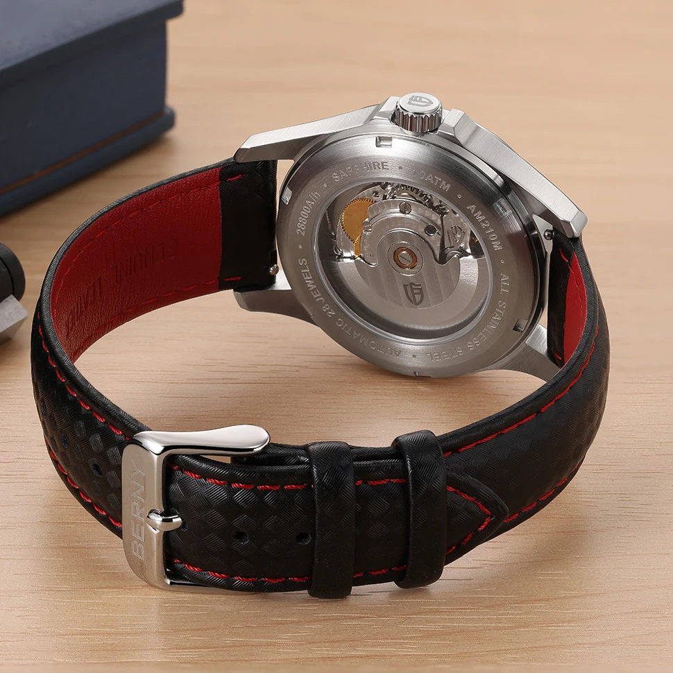BERNY Automatic Sports Watch Seagull ST2130