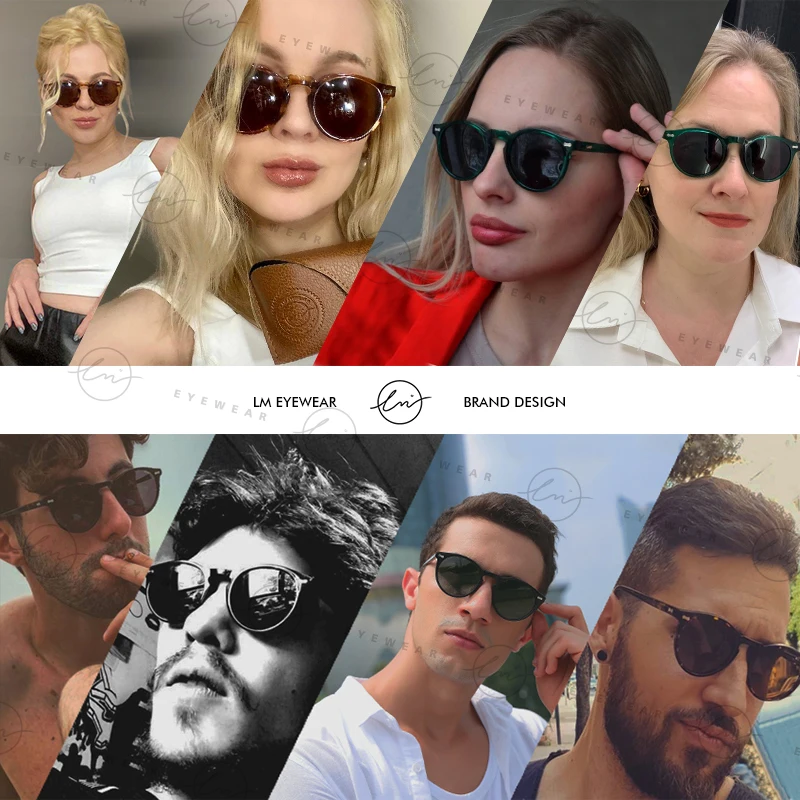 Vintage Round Polarized Sunglasses