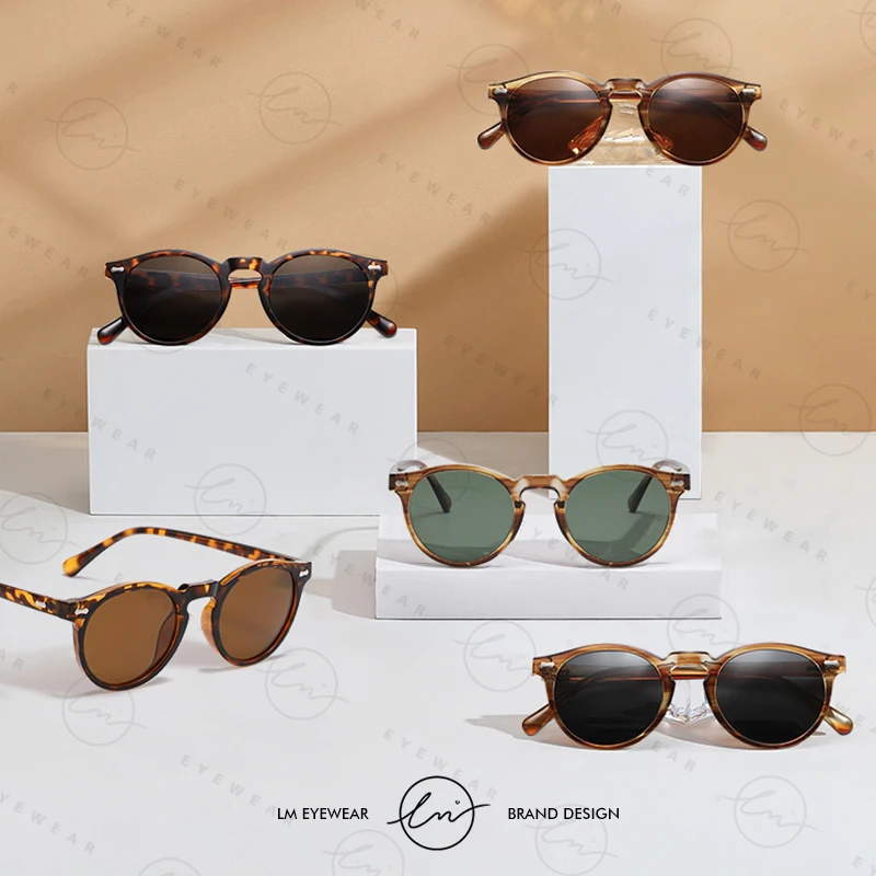 Vintage Round Polarized Sunglasses