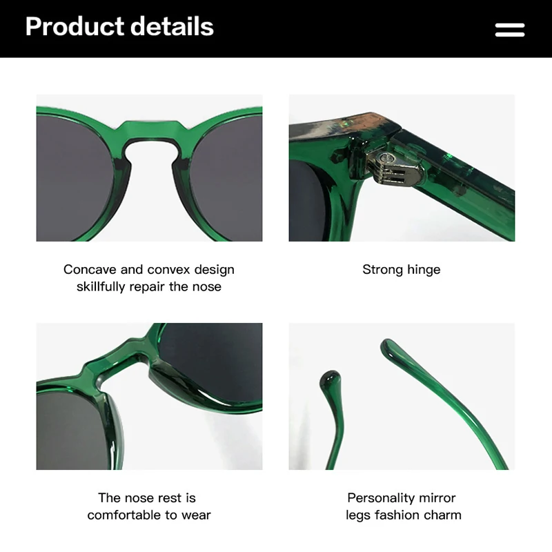 Vintage Round Polarized Sunglasses