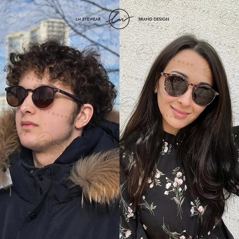 LM 2025 Classic Round Polarized Sunglasses