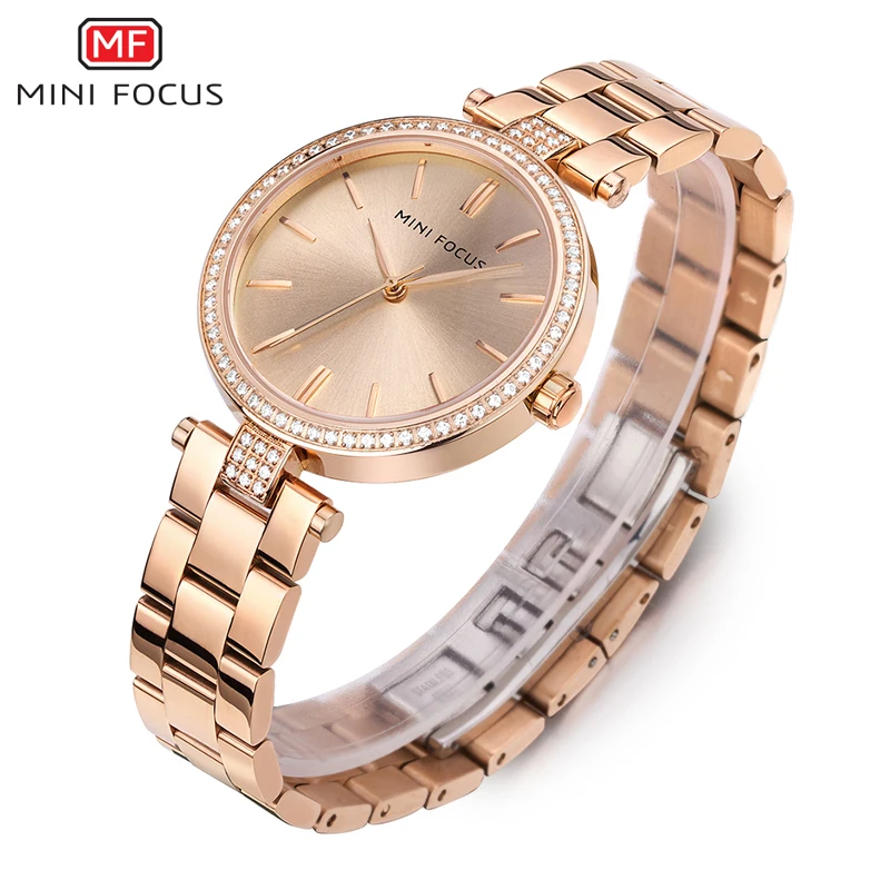 Mini Focus Women's Luxury Crystal Watch