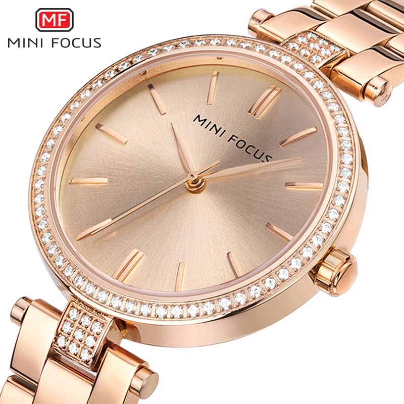 Mini Focus Women's Luxury Crystal Watch