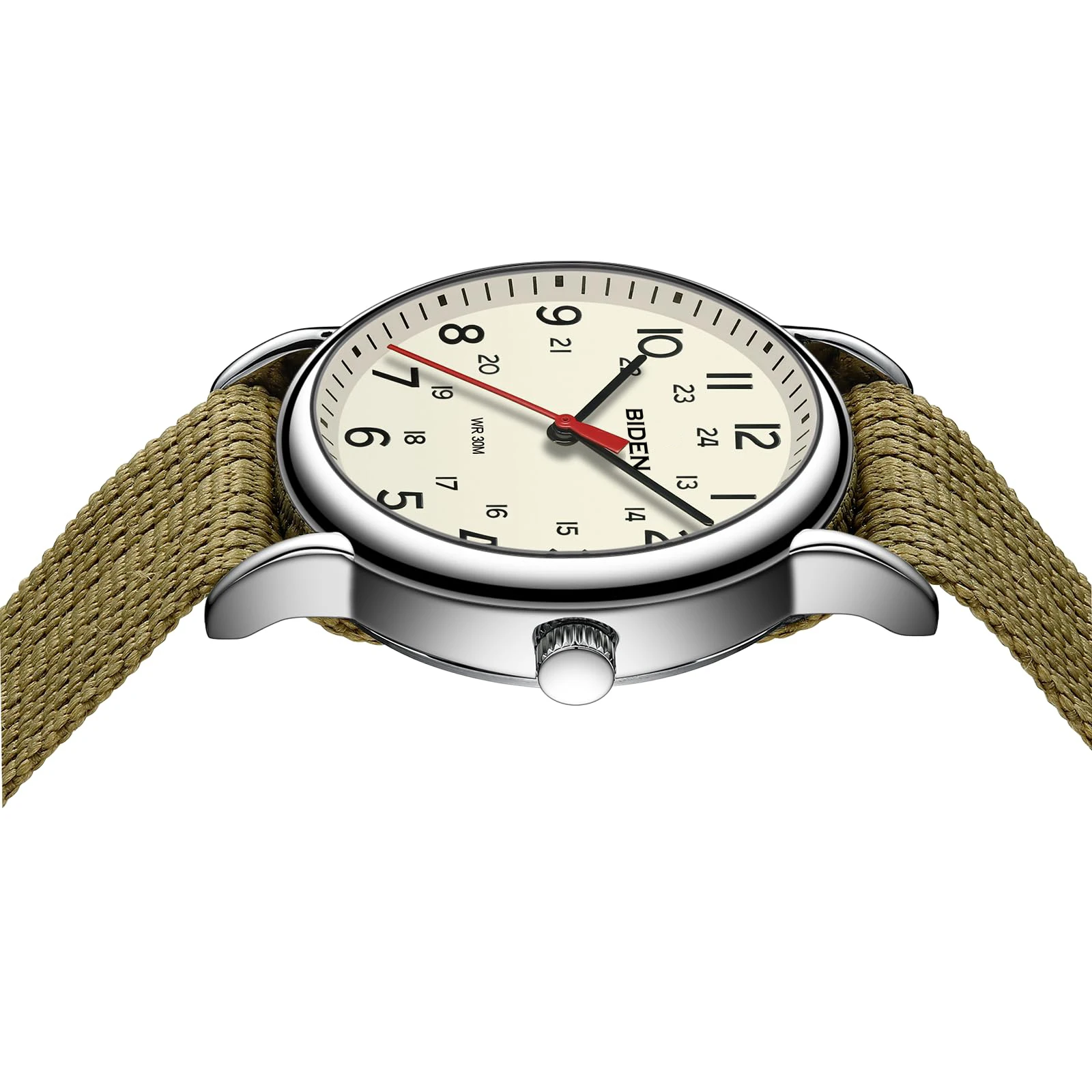 Durable Outdoor Military Field Watch with Nylon Strap