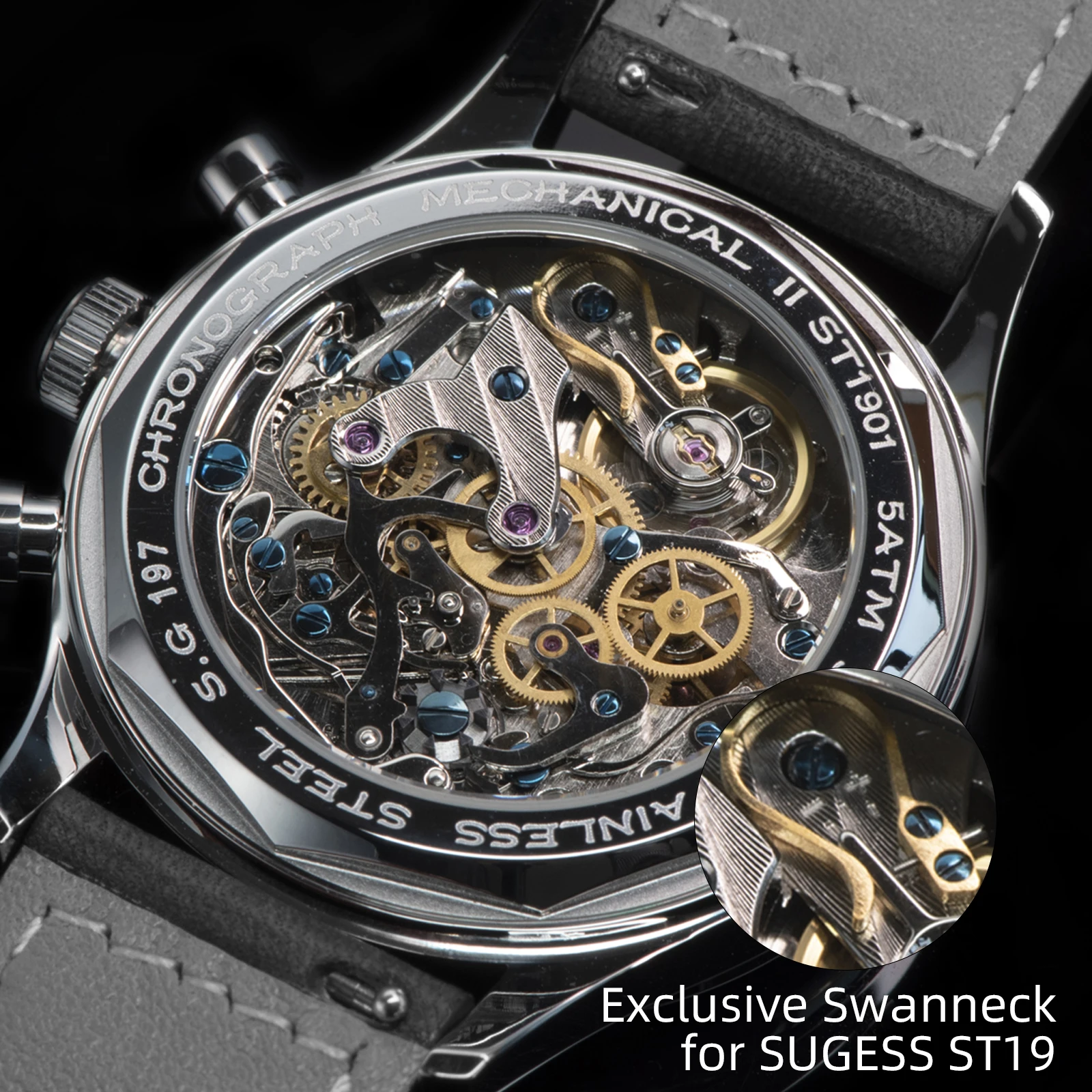 Sugess ST1908 Swanneck Chronograph Watch