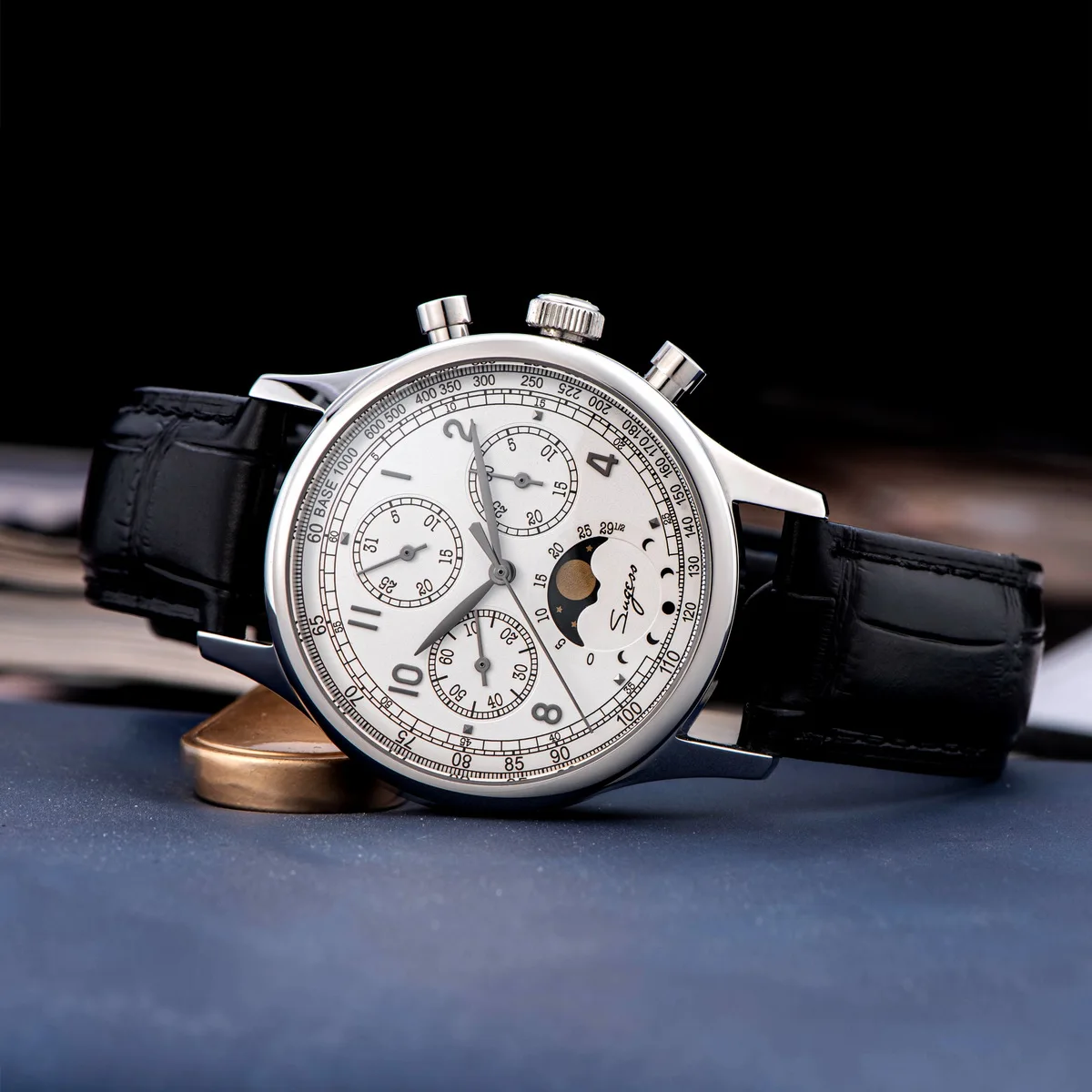 Sugess S398-2 Chronograph Moonphase Watch