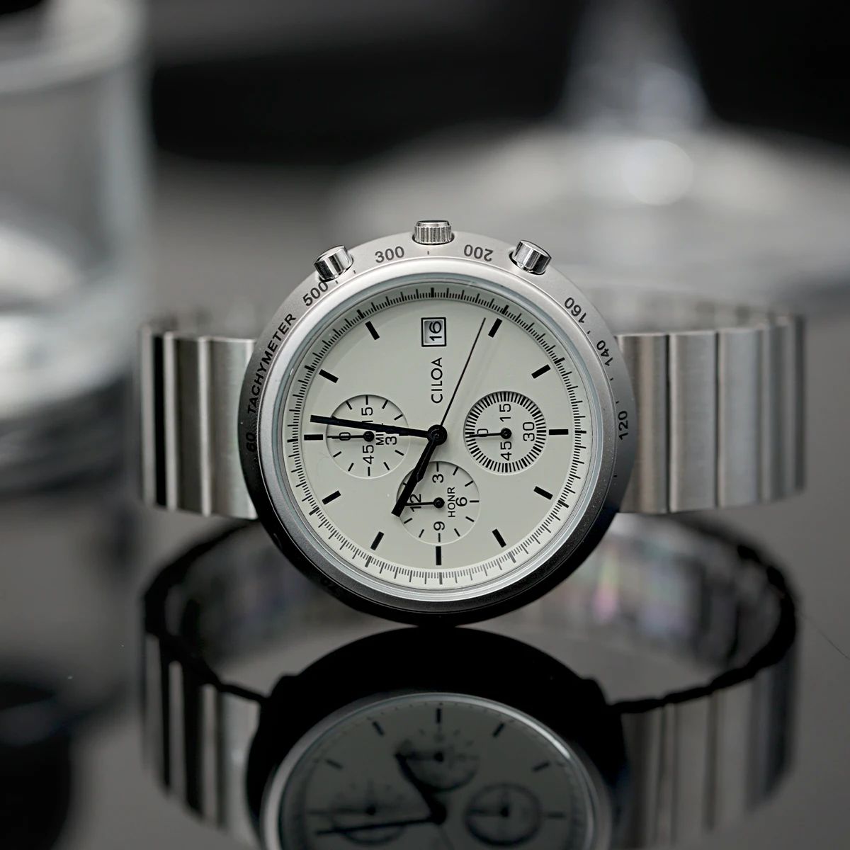CILOA Big Dial Vintage Watch for Men