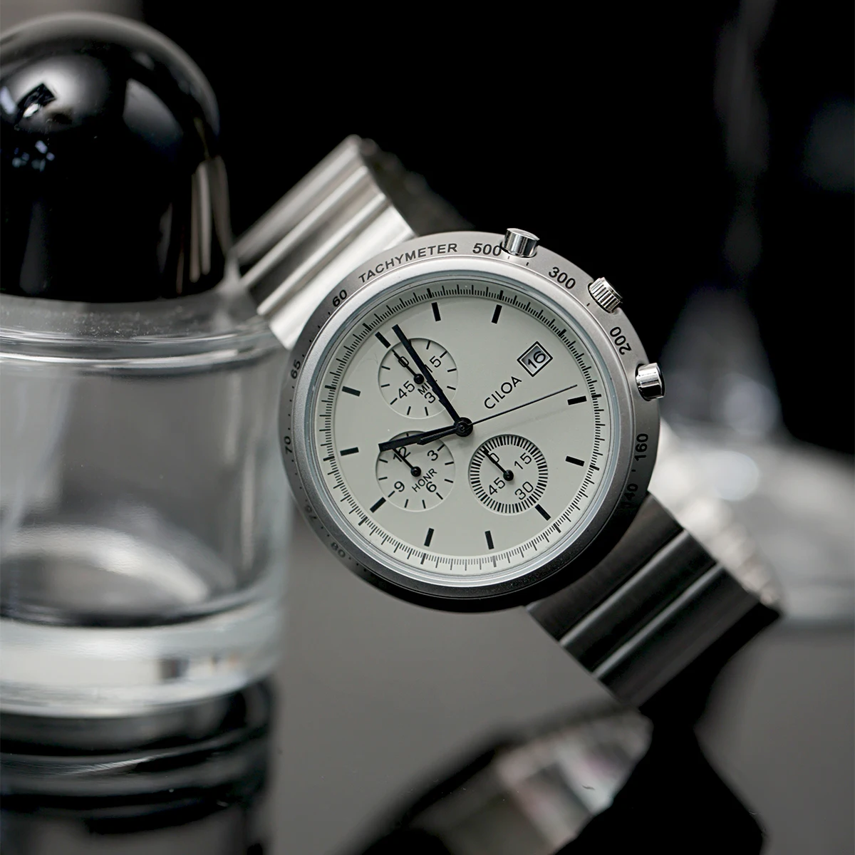 CILOA Big Dial Vintage Watch for Men
