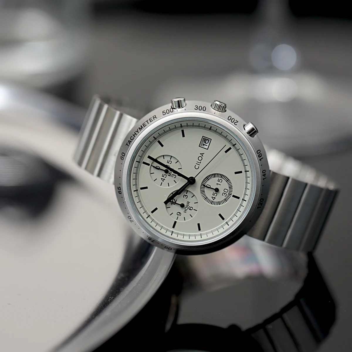 CILOA Big Dial Vintage Watch for Men