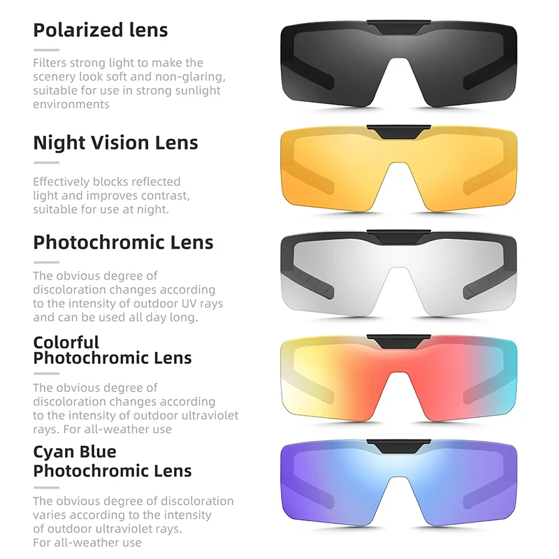 Flip Up Photochromic Sunglasses