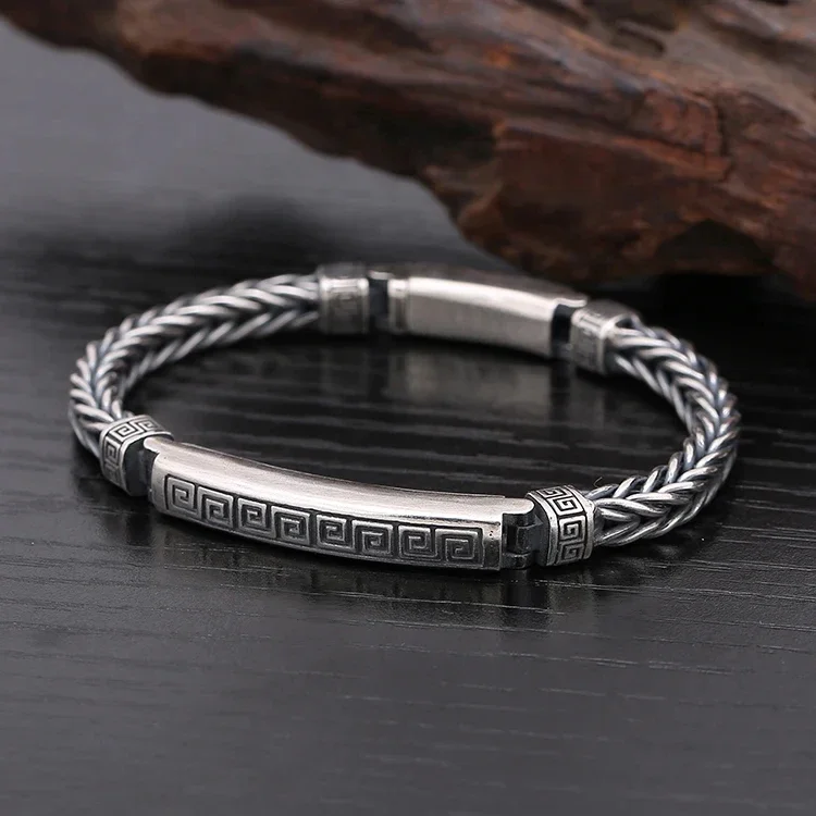 Aether Link - Polished Stainless Steel Bracelets