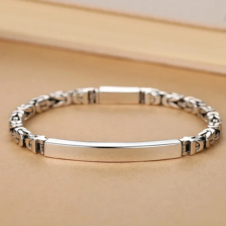 Aether Link - Polished Stainless Steel Bracelets