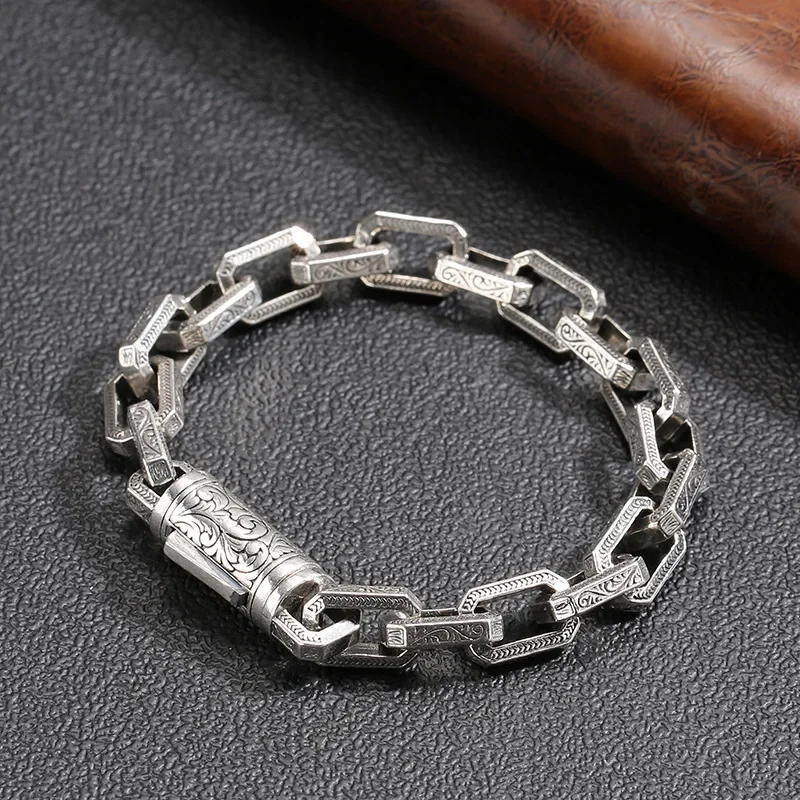 Ironborne Relics™ – Men’s Engraved Vintage Steel Bracelets