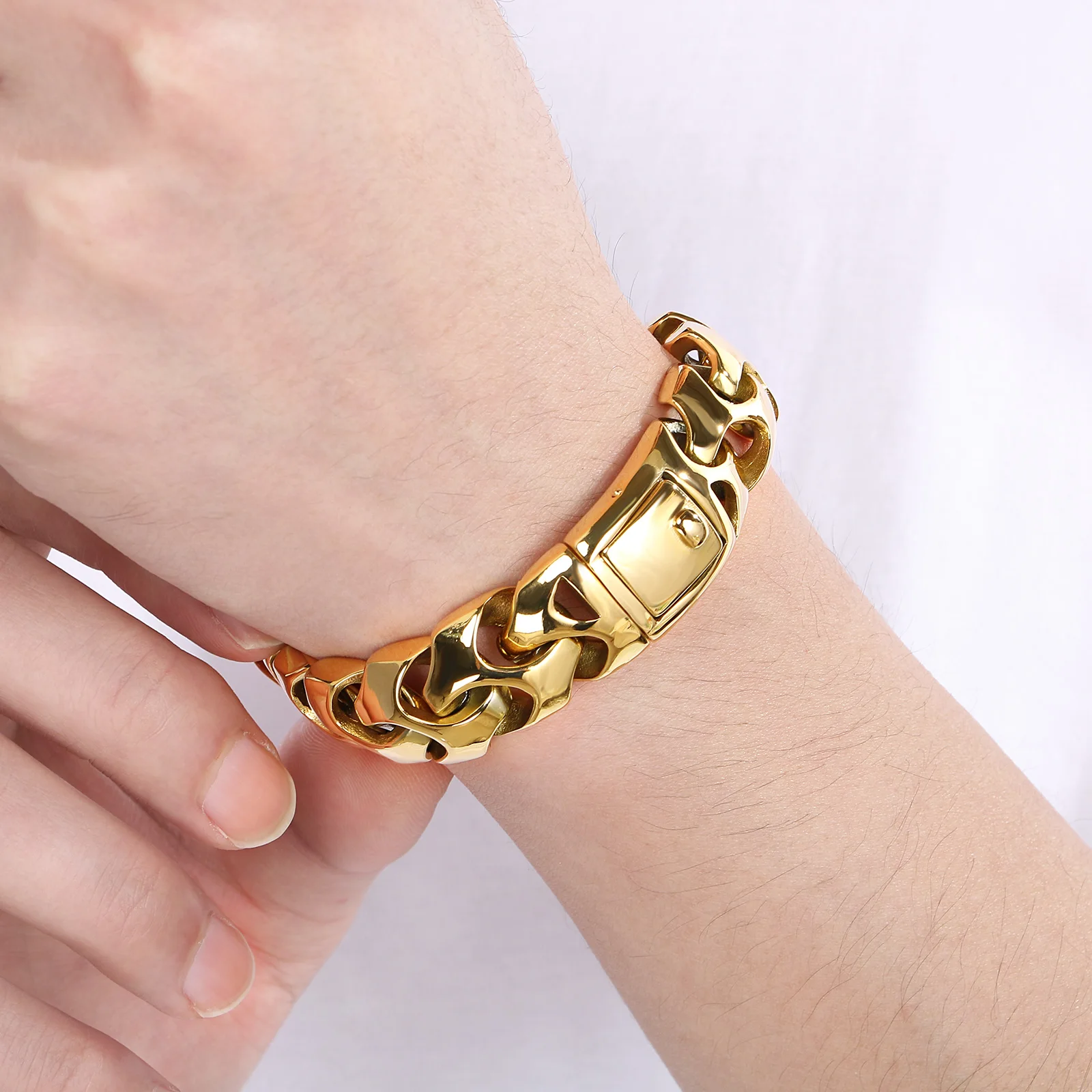 TitanLink™ Men’s 18mm Heavy Chain Bracelet