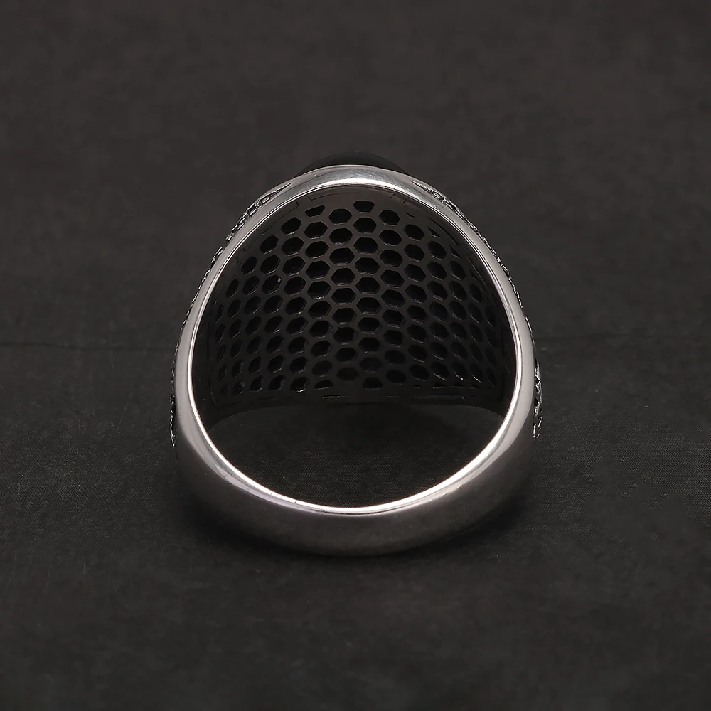 Starlit Grove™ Sterling Silver Ring with Golden Obsidian