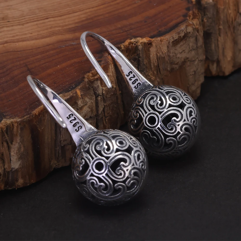 Nocturne Whispers 925 Sterling Silver Onyx Earrings