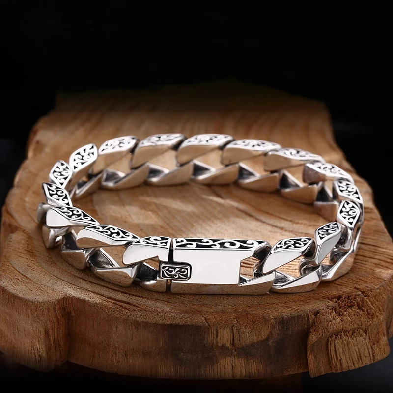 Gothic Sovereign 925 Silver Bracelet
