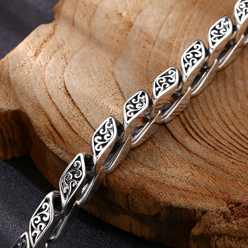 Gothic Sovereign 925 Silver Bracelet