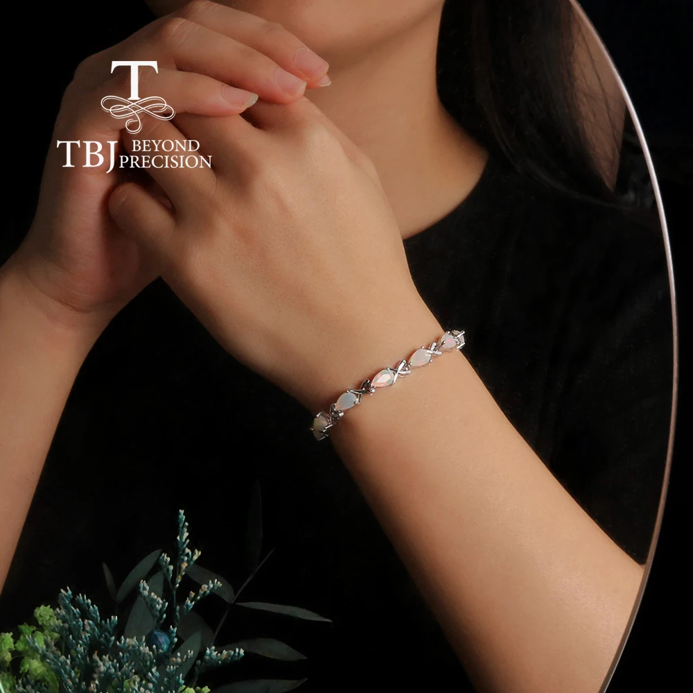 Celestia Verge™ – Natural Opal Link Bracelet