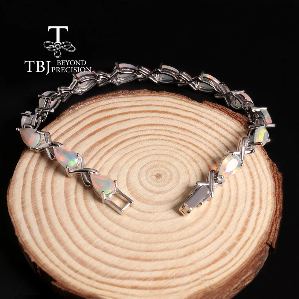 Celestia Verge™ – Natural Opal Link Bracelet