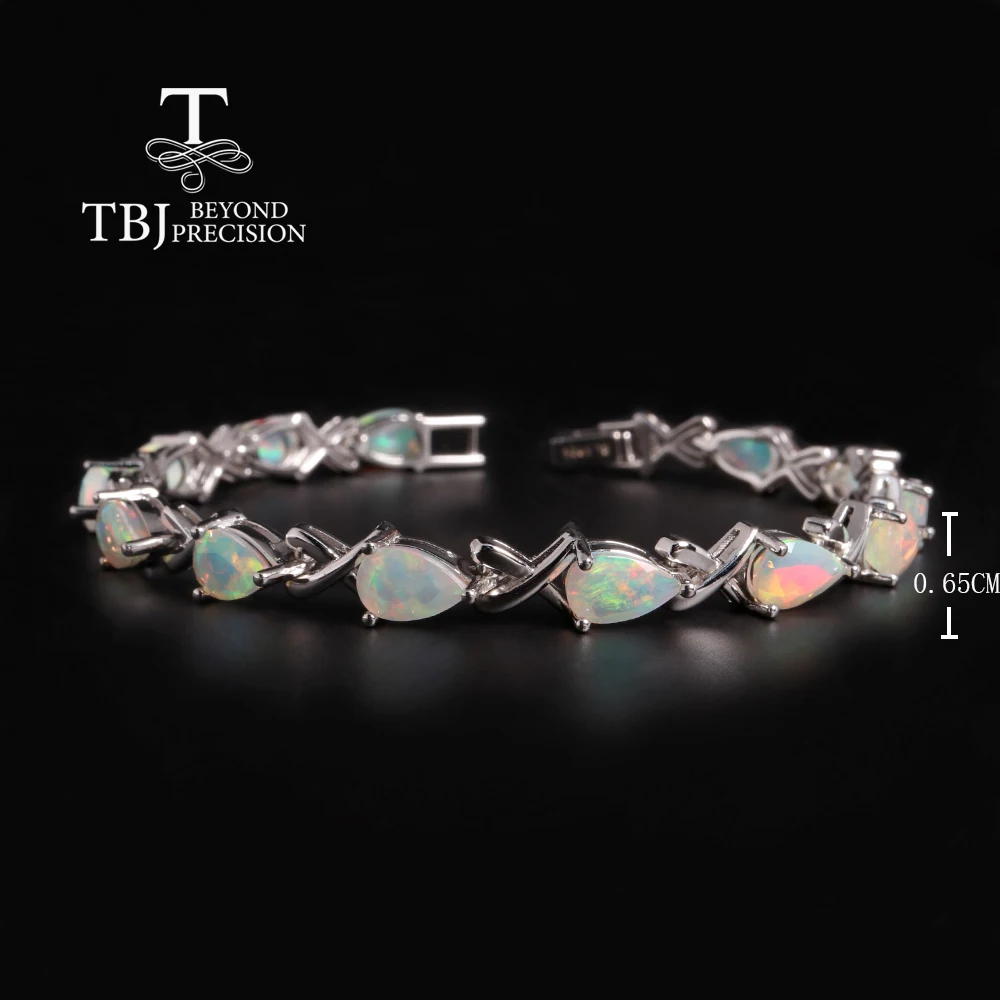 Celestia Verge™ – Natural Opal Link Bracelet