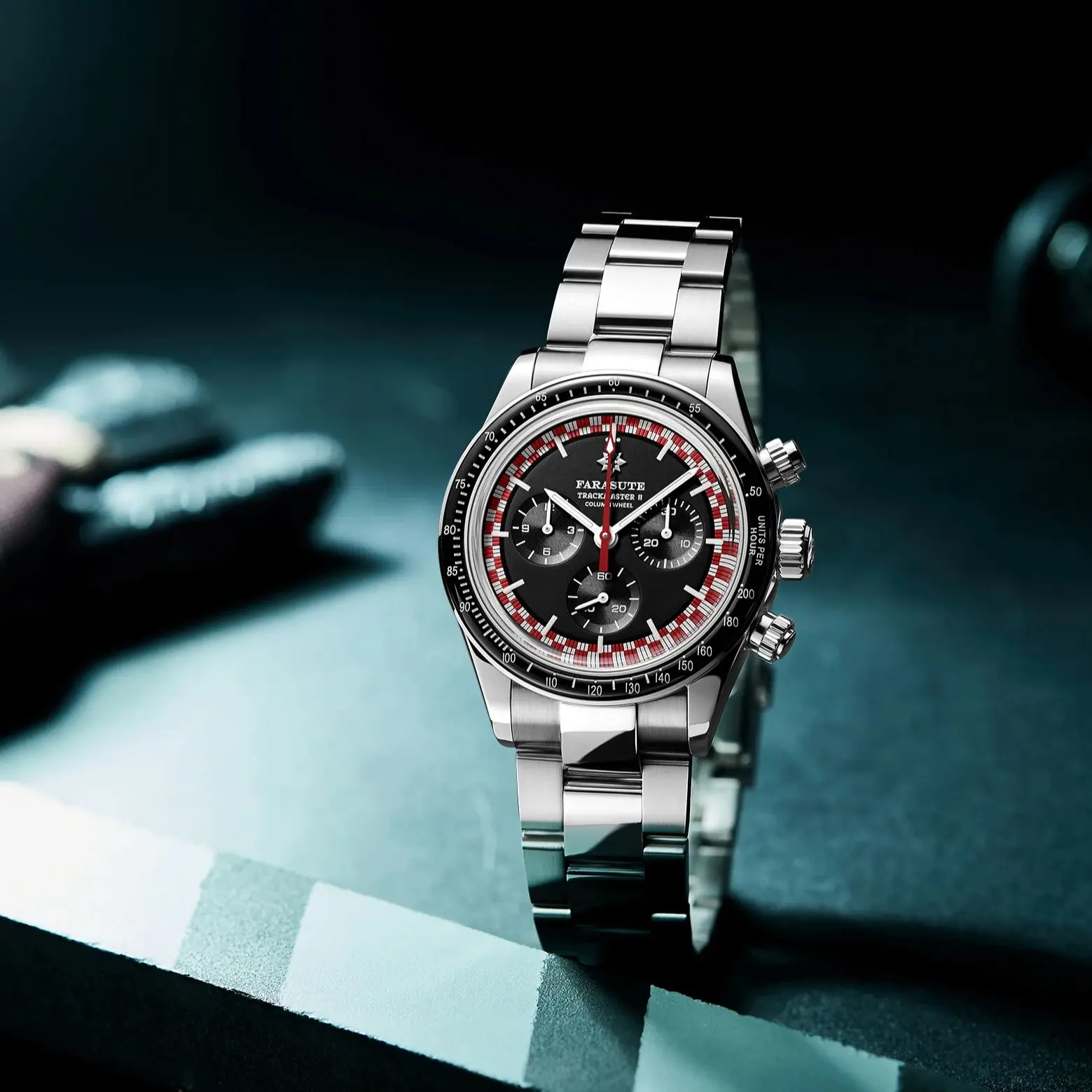 FARASUTE Trackmaster II Racing Chronograph Watch
