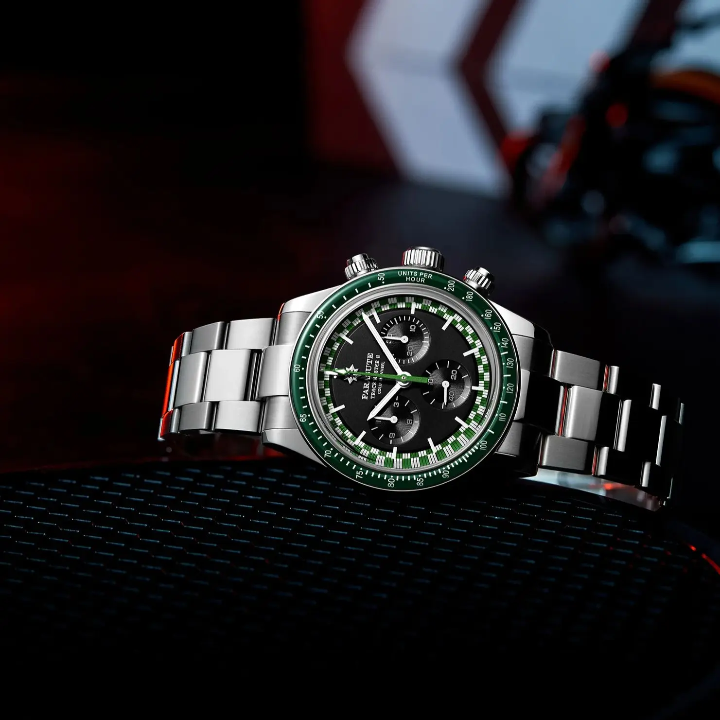 FARASUTE Trackmaster II Racing Chronograph Watch