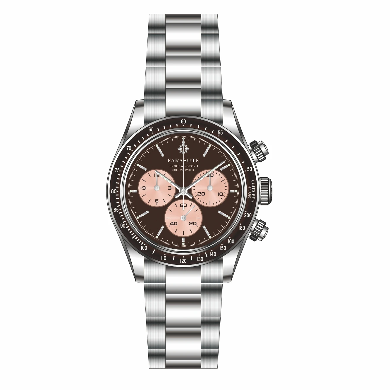 FARASUTE Trackmaster I 39mm Automatic Chrono
