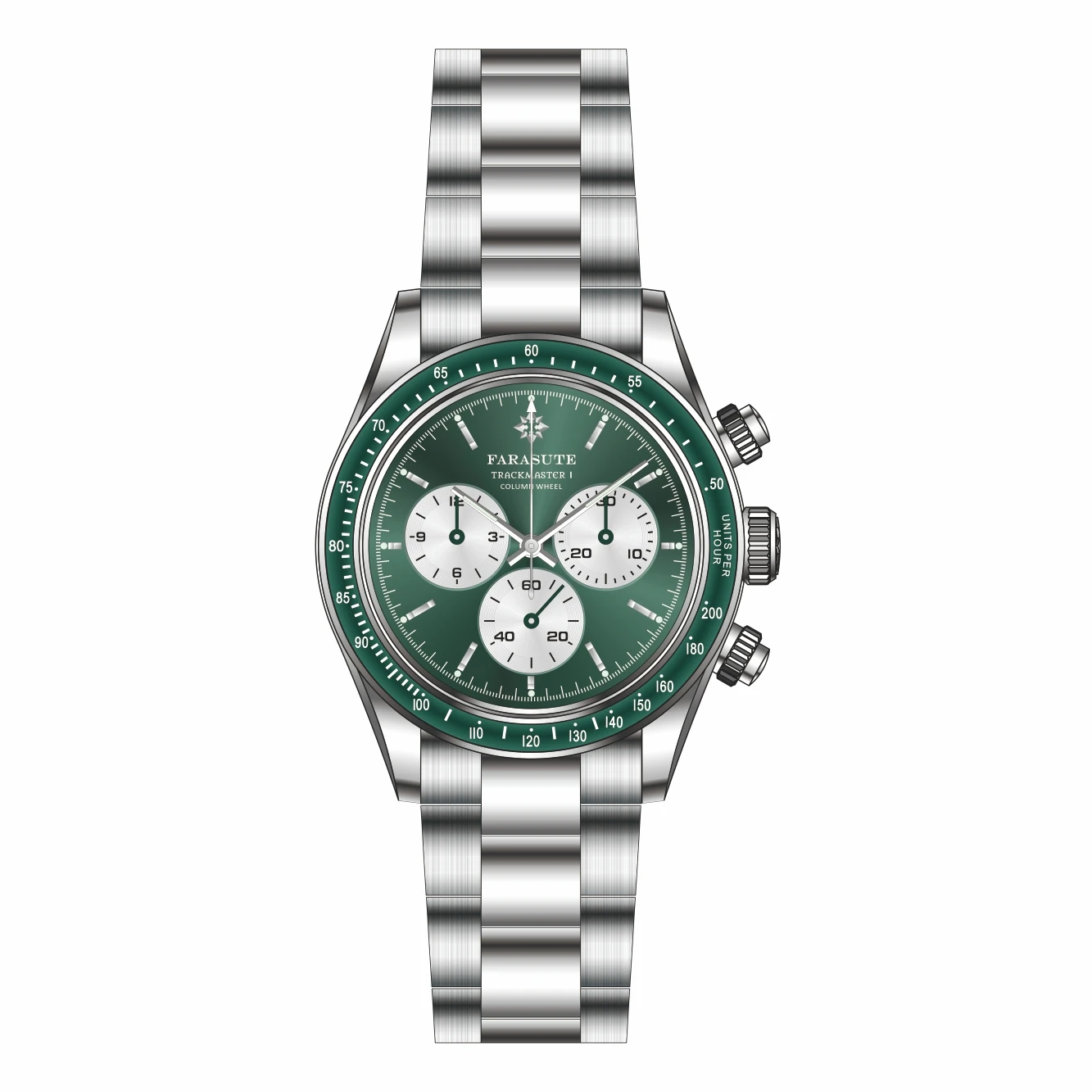 FARASUTE Trackmaster I 39mm Automatic Chrono