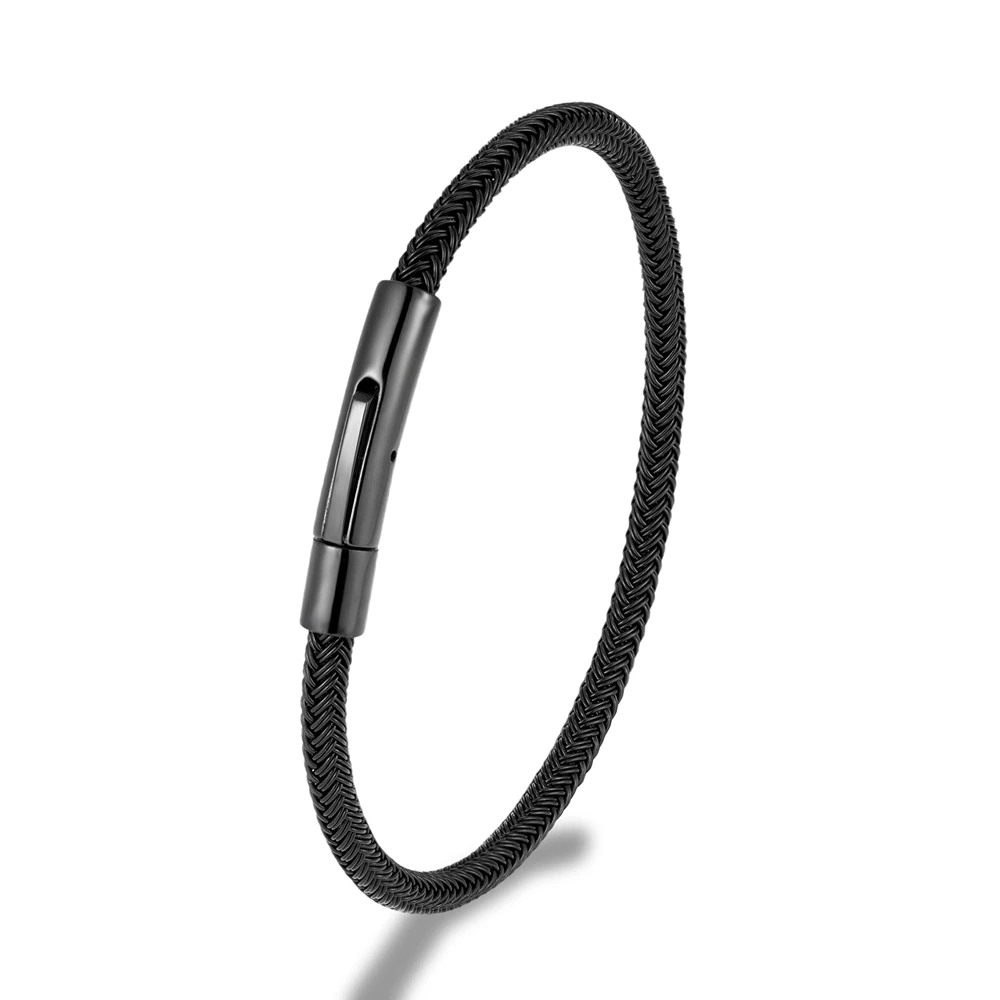 Minimalist Stainless Steel Wire Rope Bracelet