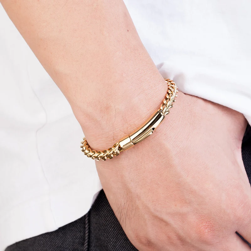 Cuban Vortex Stainless Steel Bracelet